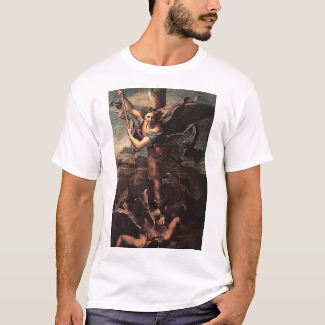 Camiseta San Miguel y el diablo (Anverso)