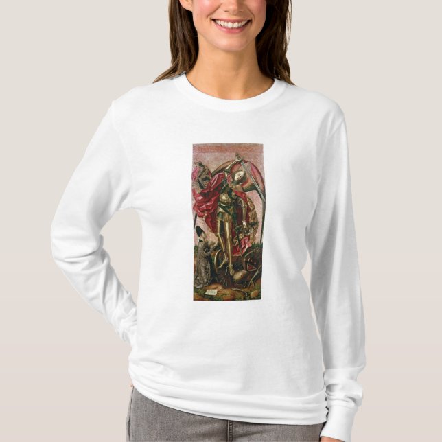 Camiseta San Miguel y el dragón (Anverso)