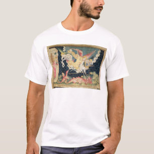 Camiseta San Miguel y sus ángeles que luchan el dragón