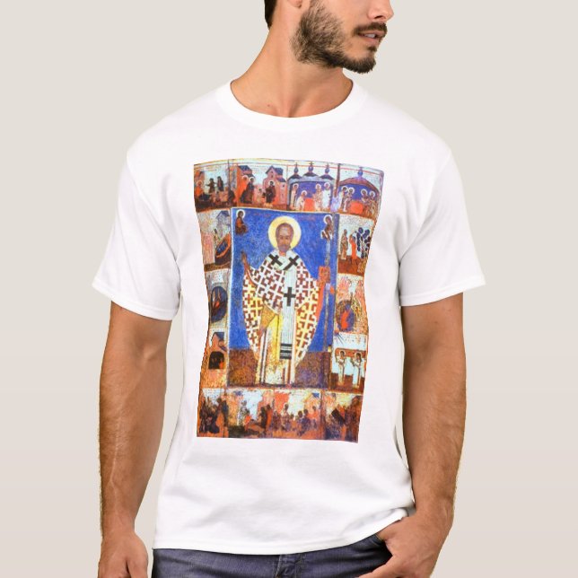 Camiseta San Nicolás con escenas de su Life2 (Anverso)