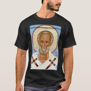 Camiseta San Nicolás de Mira Arte Ortodoxo Premium