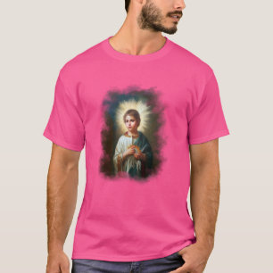 Camiseta San Niño Arte Religioso Saint Religion Art Chris