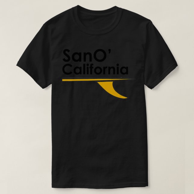 Camiseta San Onofre California surf beach  (Diseño del anverso)