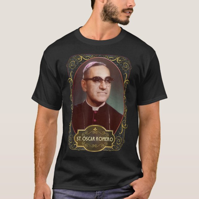 Camiseta San Oscar Romero El Salvador (Anverso)