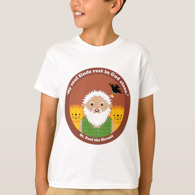 Camiseta San Pablo el ermitaño (Anverso)