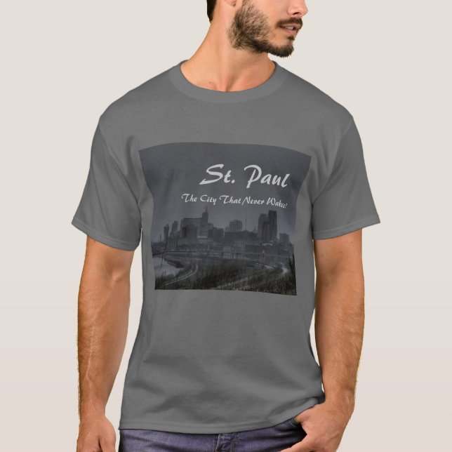 Camiseta ¡San Pablo la ciudad que nunca despierta! (Anverso)