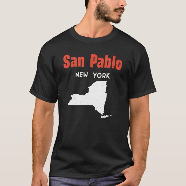 Camiseta San Pablo Nueva York Estados Unidos Viaja New Yo (Anverso)