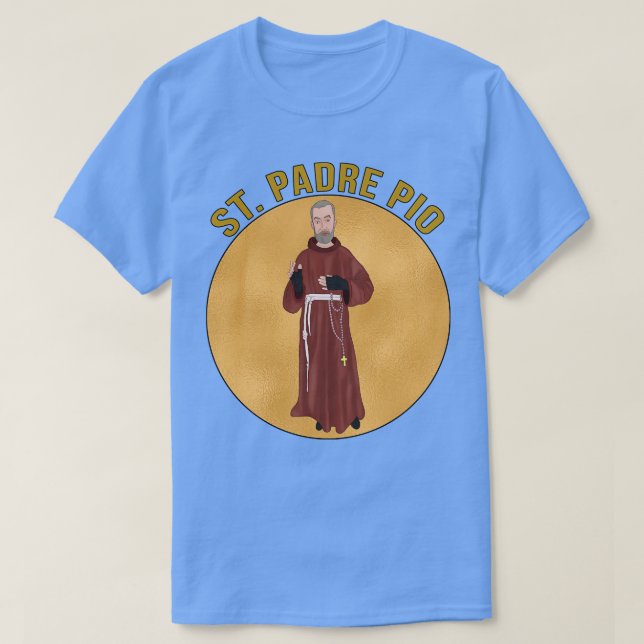 Camiseta San Padre Pío 1 (Diseño del anverso)