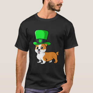 Camiseta San Patricio Dabbing Corgi Leprechaun Perro Irland