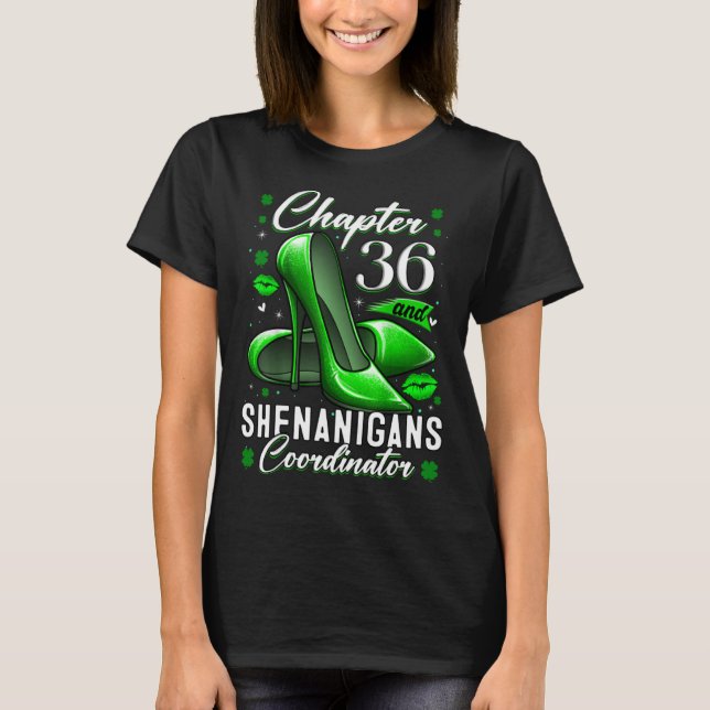 Camiseta San Patricio de 36 años Día de Shenanigans (Anverso)