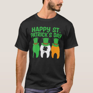 Camiseta San Patricio Dentista Dental Leprechaun Tooth Sha