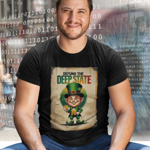 Camiseta San Patricio Desfinanciar Al Estado Profundo Vigil