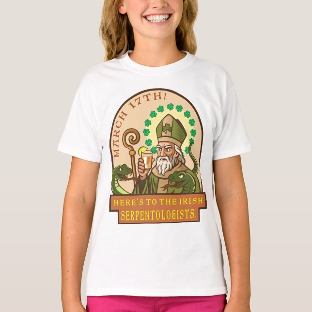Camiseta San Patricio y las serpientes (Anverso)