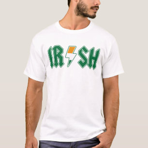 Camiseta San Patrón Día Retro Banda de rock irlandés Roc