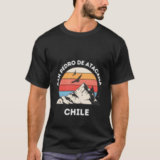 Camiseta San Pedro De Atacama Chile Picos De La Montaña Chi