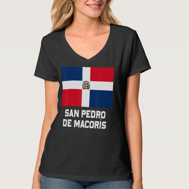Camiseta San Pedro De Macorís República Dominicana Emblem E (Anverso)