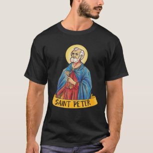 Camiseta San Pedro Las Claves De Apóstol Del Reino Católi