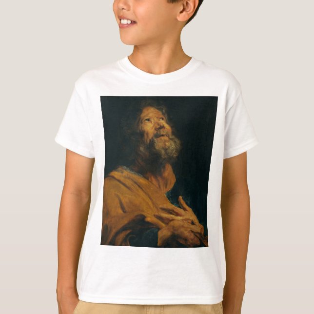 Camiseta San Pedro por Antoon van Dyck (Anverso)