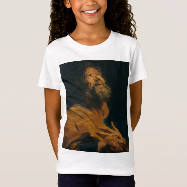 Camiseta San Pedro por Antoon van Dyck (Anverso)