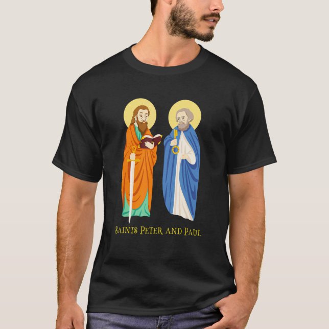 Camiseta San Pedro Y Pablo Claves Del Día Católico De La Fi (Anverso)