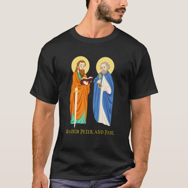 Camiseta San Pedro Y Pablo Claves Del Día Católico De La Fi (Anverso)