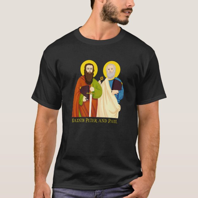 Camiseta San Pedro Y Pablo Claves Del Día Católico De La Fi (Anverso)