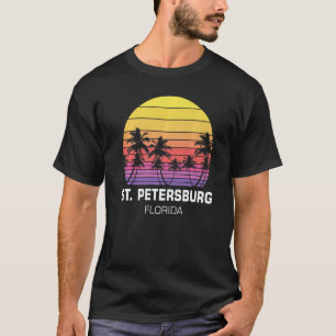 Camiseta San Petersburgo Vintage Surfing Vacation Retro