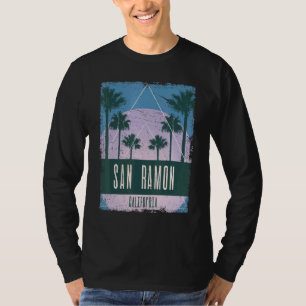 Camiseta San Ramon California CA Vaporwave Retro Antiguo 80