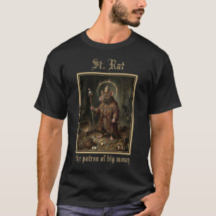 Camiseta San Rata, Patrono del Dinero en Grande - Riqueza M