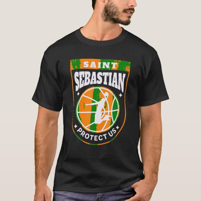 Camiseta San Sebastián Dunk Patrocinador del Deporte (Anverso)
