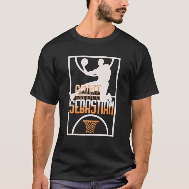 Camiseta San Sebastián Dunk Patrocinador Del Deporte (Anverso)