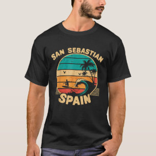 Camiseta San Sebastián España Ciudad Apasionada Del Surf