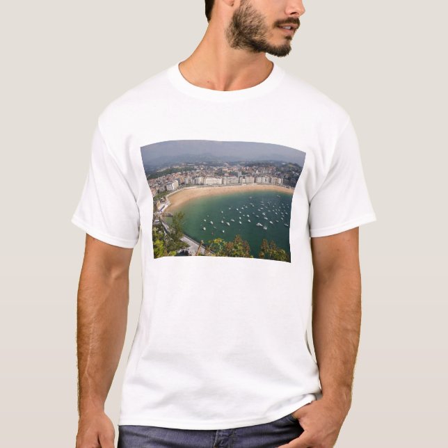 Camiseta San Sebastián, España. La ciudad vasca de San (Anverso)