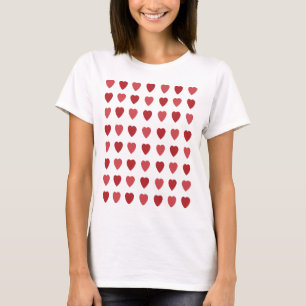 Camiseta San Valentín Corazones Rojos San Valentín
