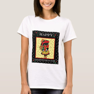 Camiseta San Valentín Dachshund