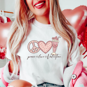 Camiseta San Valentín de amor por la paz