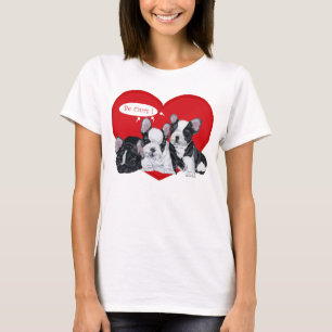 Camiseta San Valentín de Bulldog Francés