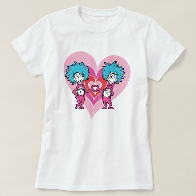 Camiseta San Valentín de Dr. Seuss | Cosa Uno Cosa Dos (Diseño del anverso)
