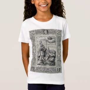 Camiseta San Valentín de Roma Grabado Arte Premium