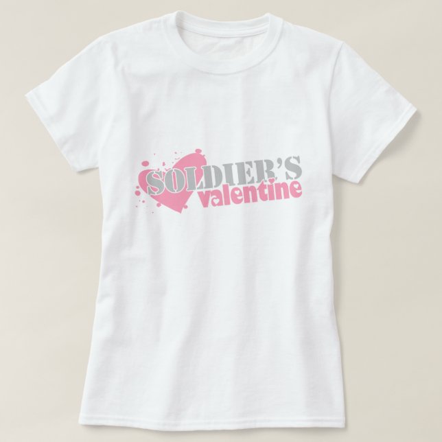 Camiseta San Valentín de soldado (Diseño del anverso)