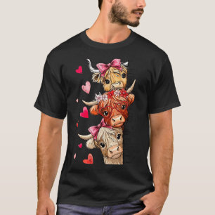 Camiseta San Valentín Divertido Amante de la Vaca de las Ti