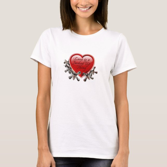 Camiseta San Valentín - El amor es algo aburrido (Anverso)