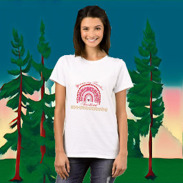 Camiseta San Valentín romántico eres mi amor arcoiris