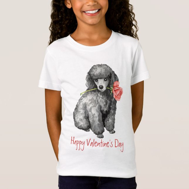 Camiseta San Valentín Rosa en miniatura (Anverso)