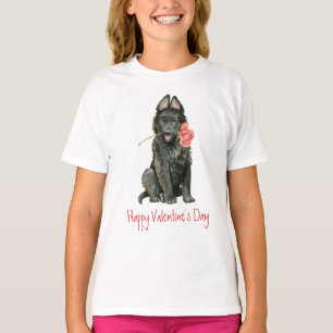 Camiseta San Valentín Rosa Pastor Belga T-Shirt