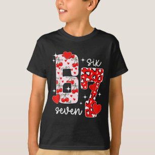 Camiseta San Valentín Seis Siete Divertido 67 Meme Gen Alfa
