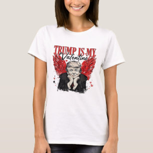 Camiseta San Valentín Trump retro es mi divertido Trump de 