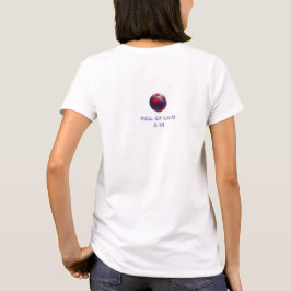 Camiseta San Valentines Ciruela