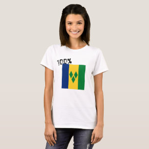 Camiseta San Vicente y las Granadinas bandera Vincy