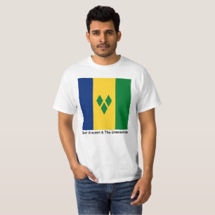 Camiseta San Vicente y las Granadinas bandera Vincy